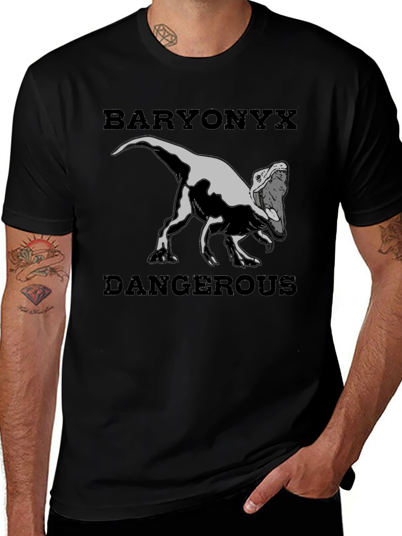 Baryonyx Dinosaur Graphic T-Shirt
