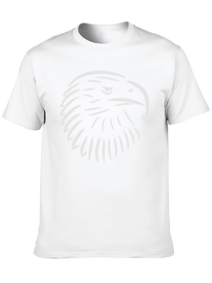 Black Eagle Head Graphic T-Shirt