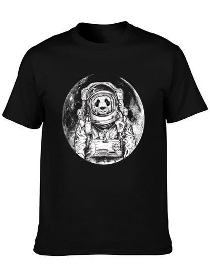 Panda Astronaut Graphic Tee - Space Panda T-Shirt