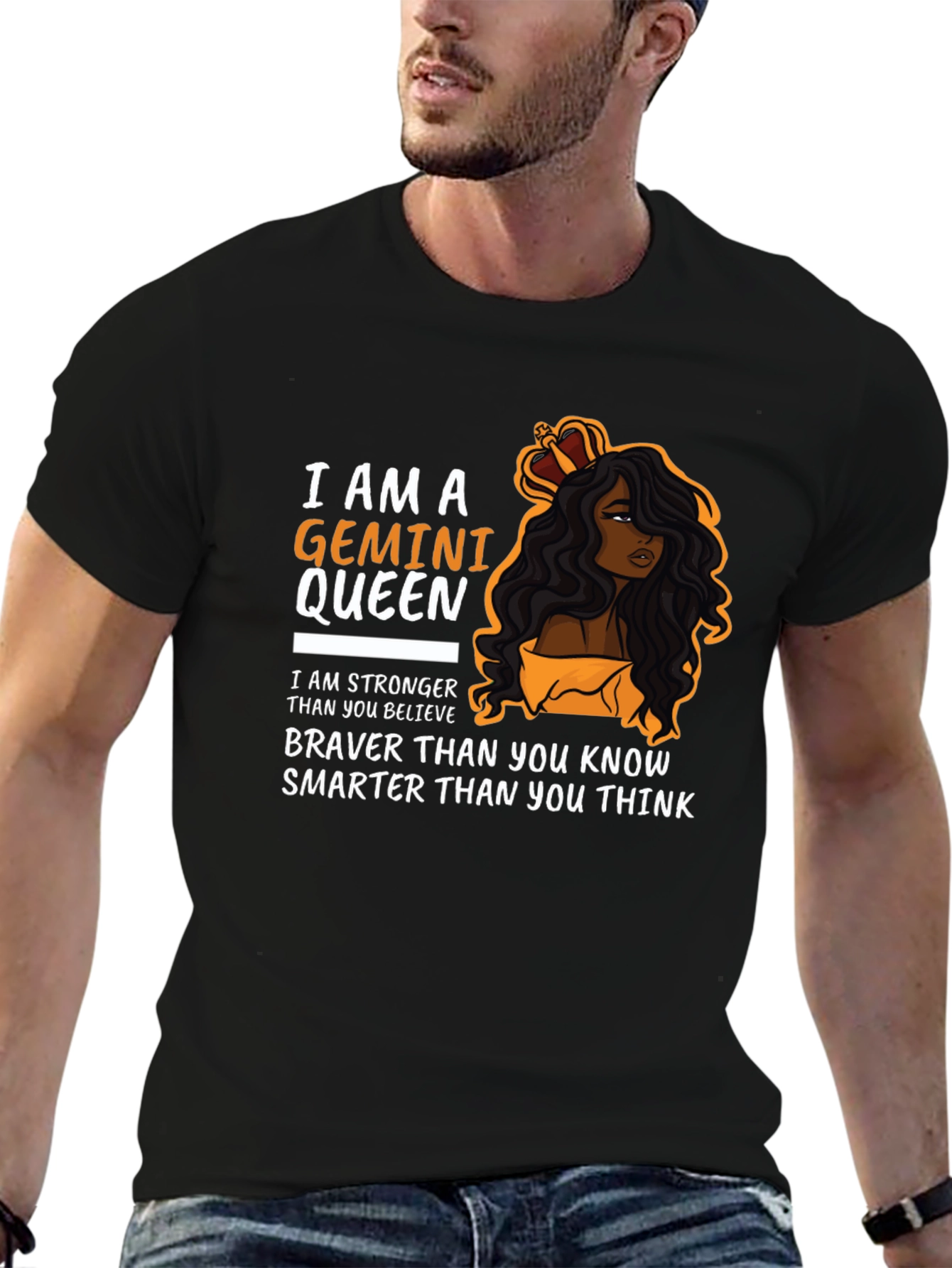 Gemini Queen Graphic Tee - Zodiac Birthday Gift