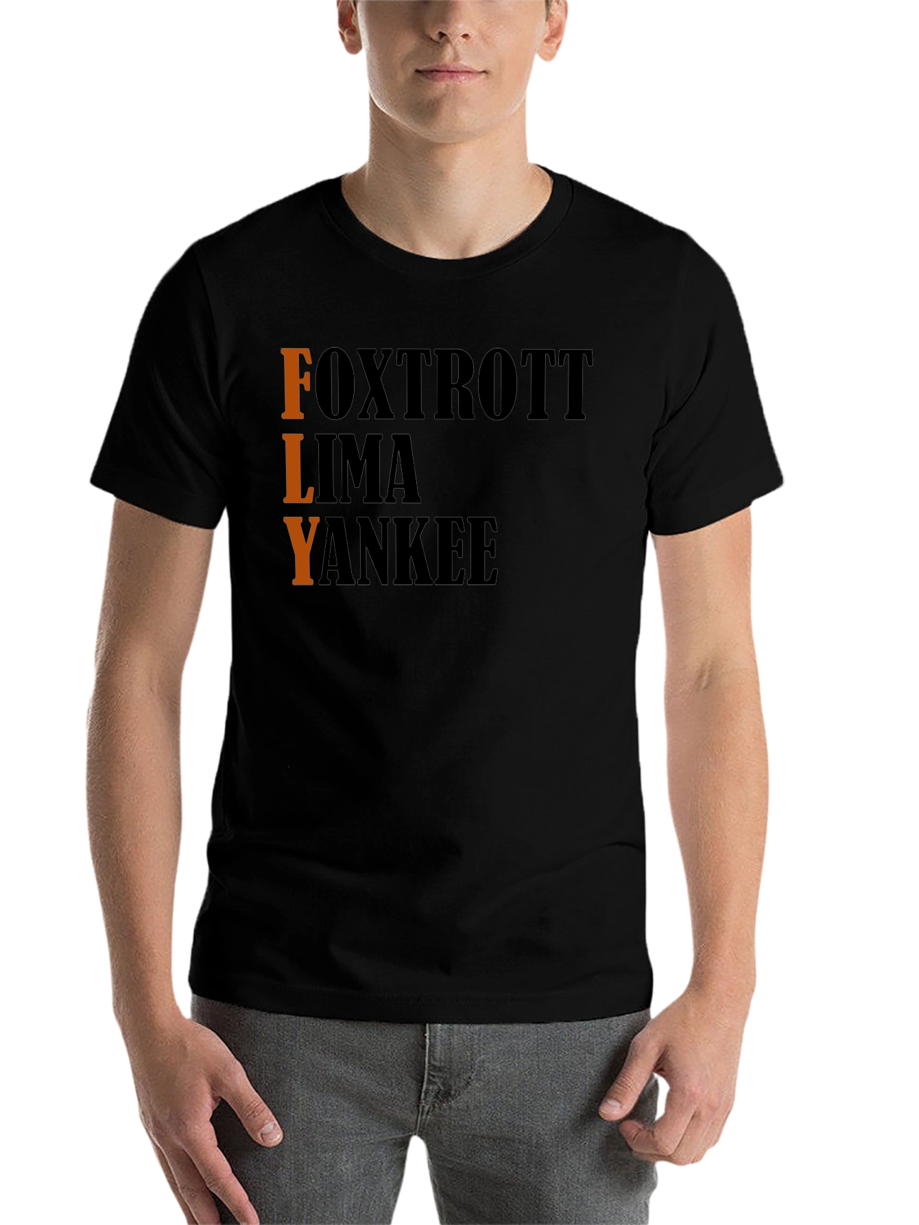 FLY Aviation T-Shirt - Pilot Alphabet Design