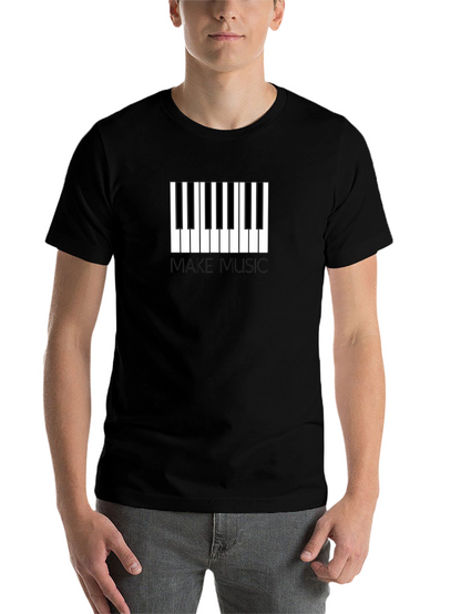 Make Music Piano Keys Graphic T-Shirt