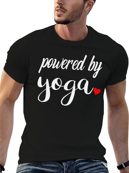 Powered by Yoga T-Shirt -  Comfortable Fit