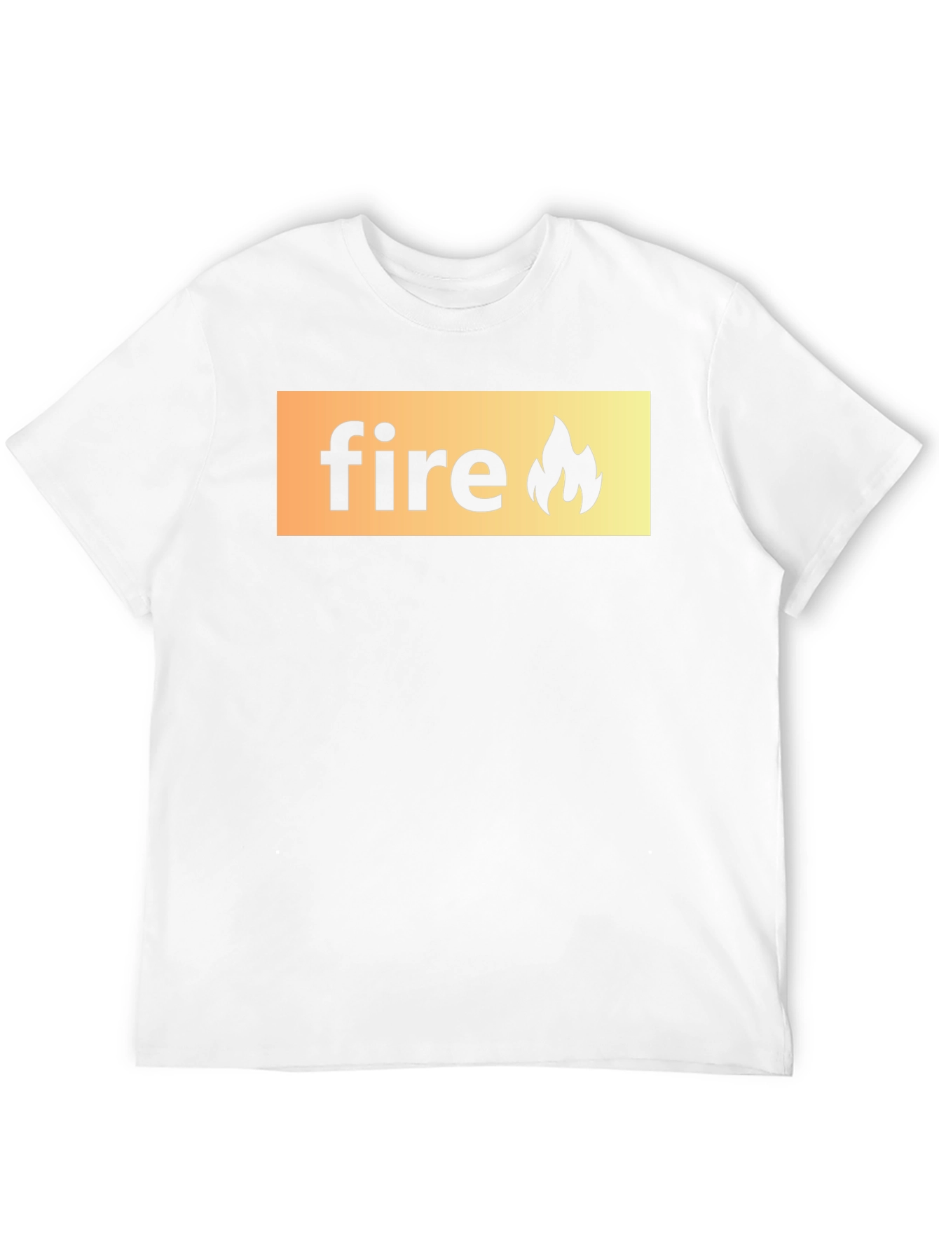 Fire Graphic Black T-Shirt