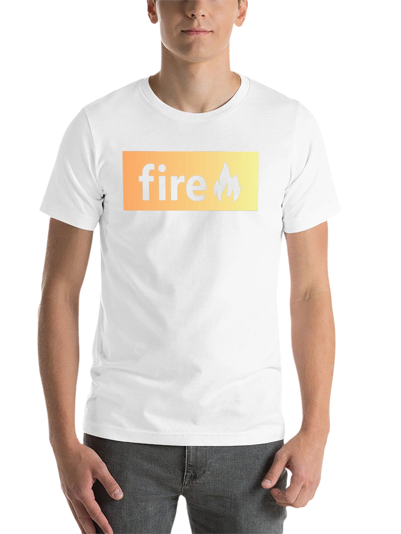 Fire Graphic Black T-Shirt