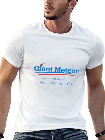 Giant Meteor 2020 Funny Graphic T-Shirt