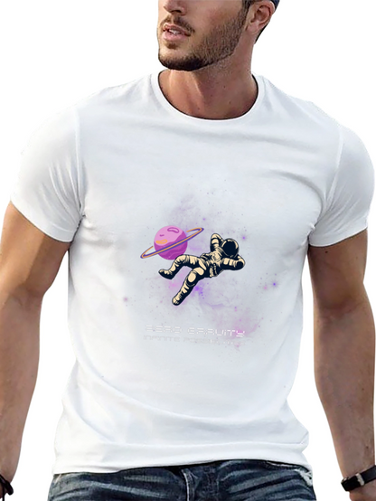 Zero Gravity Astronaut Graphic T-Shirt
