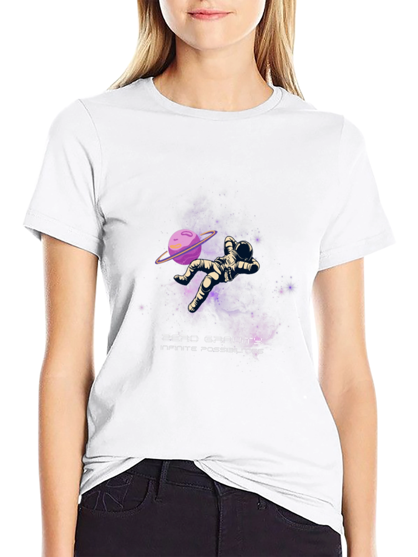 Zero Gravity Astronaut Graphic T-Shirt