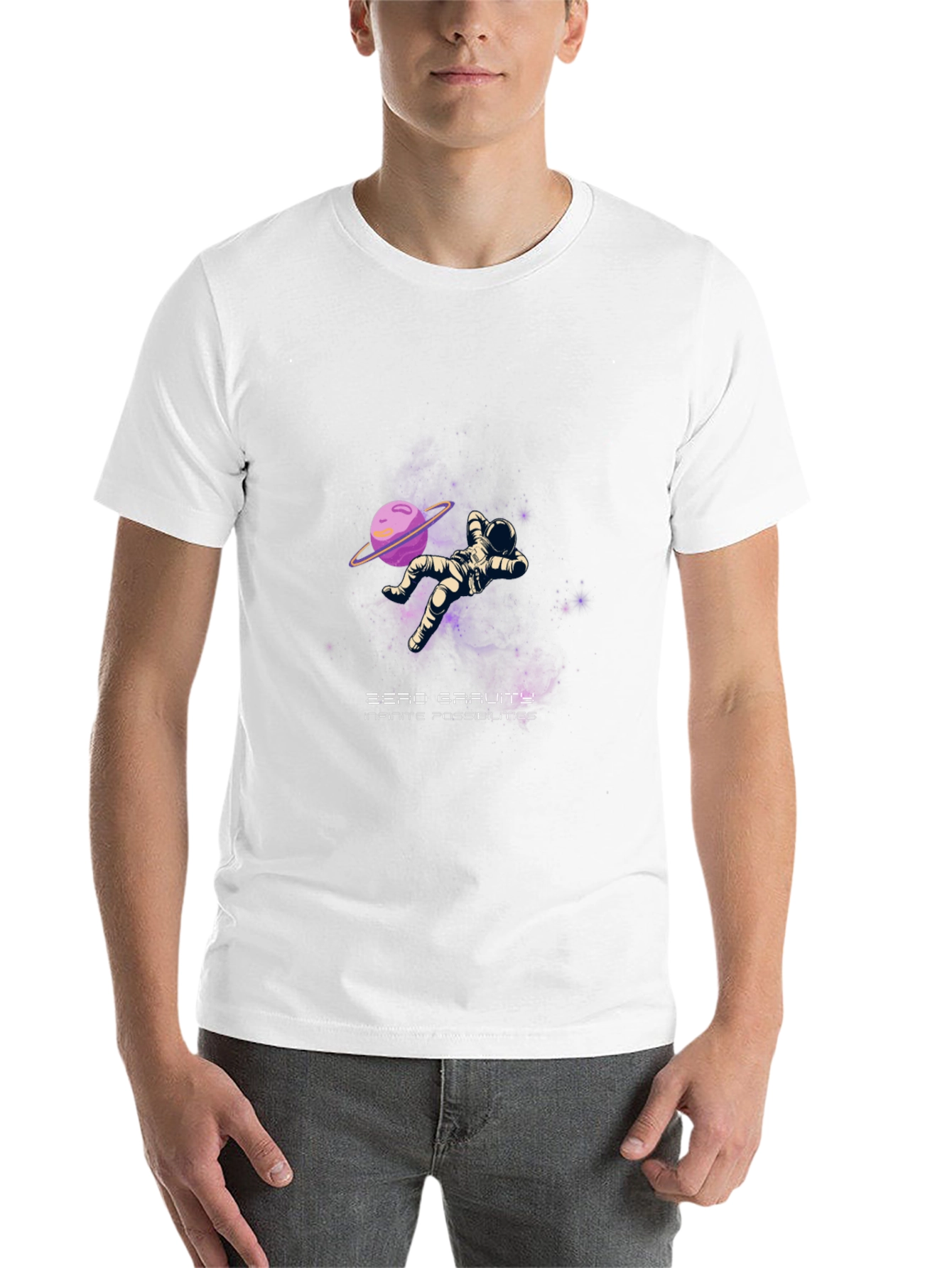 Zero Gravity Astronaut Graphic T-Shirt