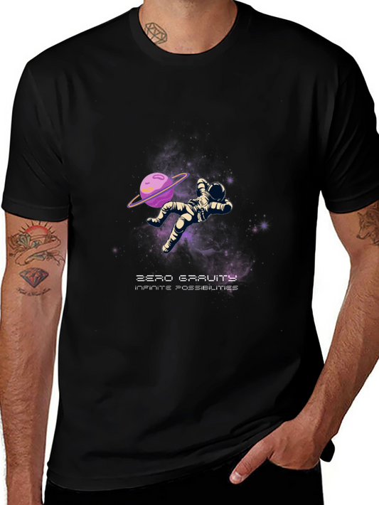 Zero Gravity Astronaut Graphic T-Shirt