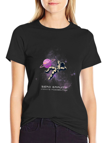 Zero Gravity Astronaut Graphic T-Shirt