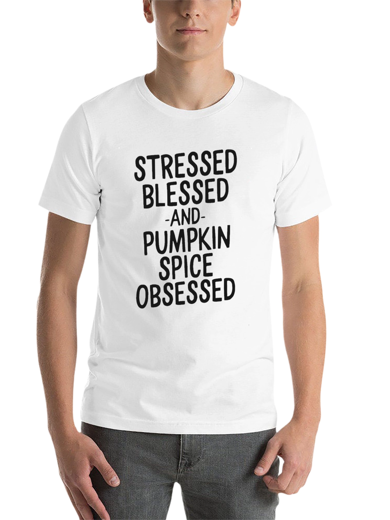 Stressed Blessed Pumpkin Spice Obsessed T-Shirt