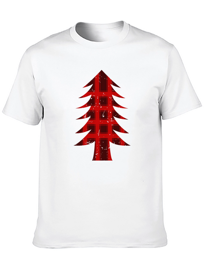 Buffalo Plaid Christmas Tree Graphic Tee
