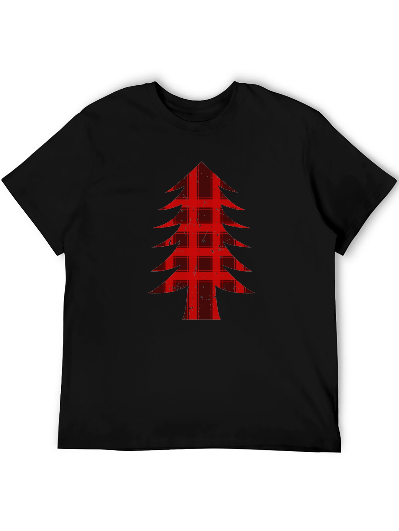Buffalo Plaid Christmas Tree Graphic Tee