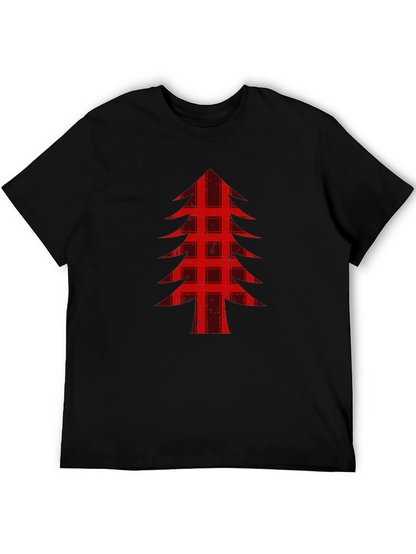Buffalo Plaid Christmas Tree Graphic Tee