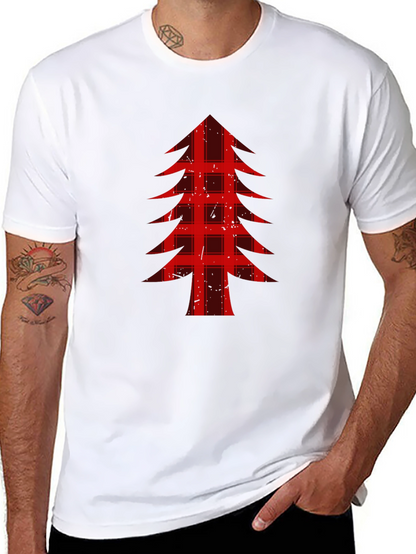 Buffalo Plaid Christmas Tree Graphic Tee