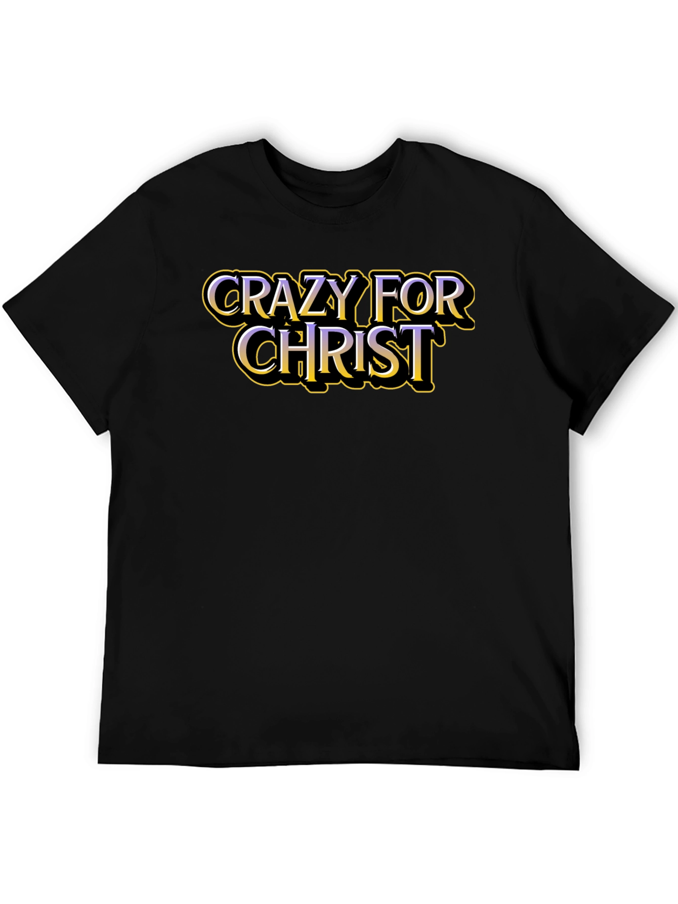 Crazy For Christ Graphic T-Shirt - Black