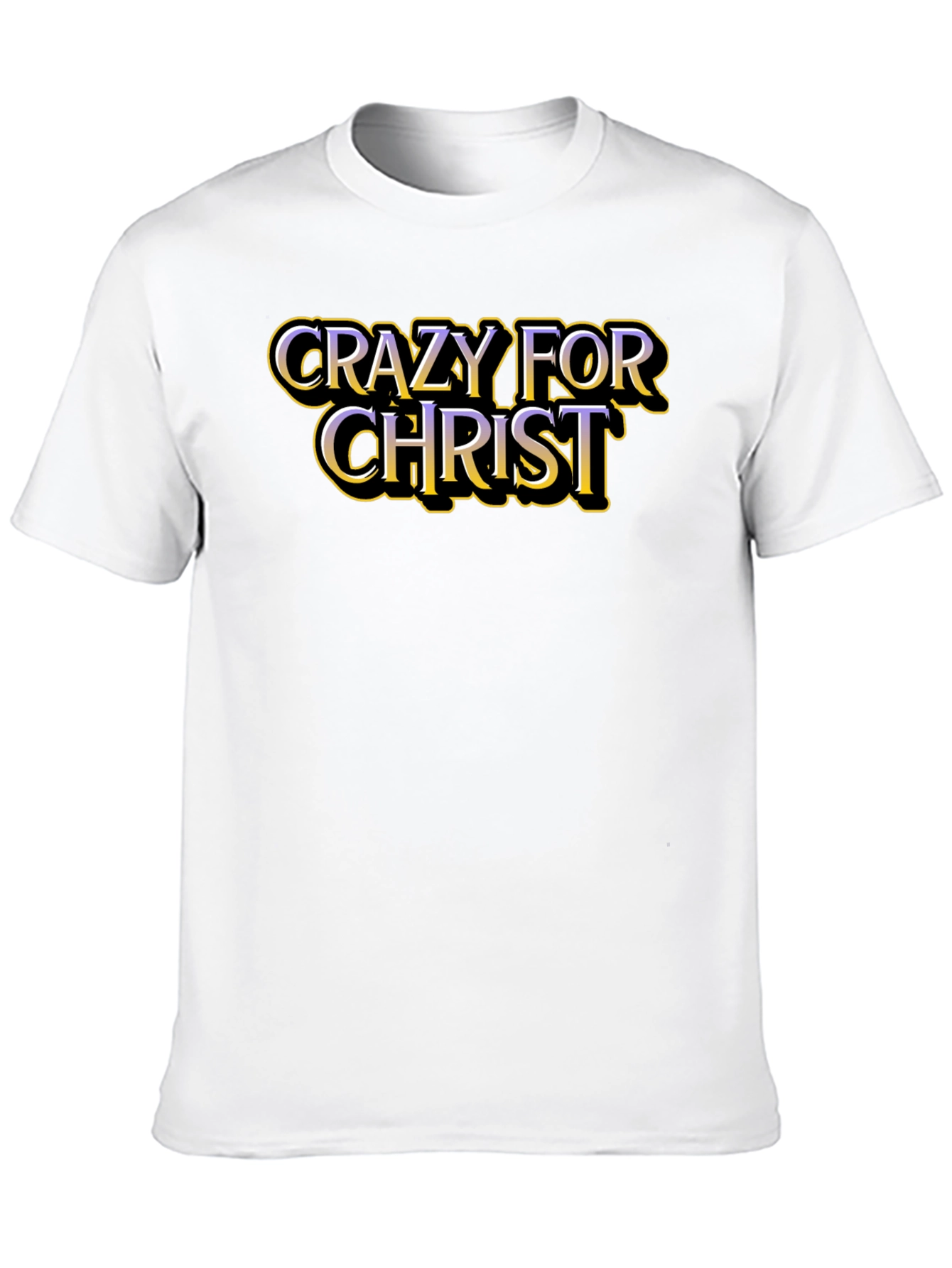 Crazy For Christ Graphic T-Shirt - Black