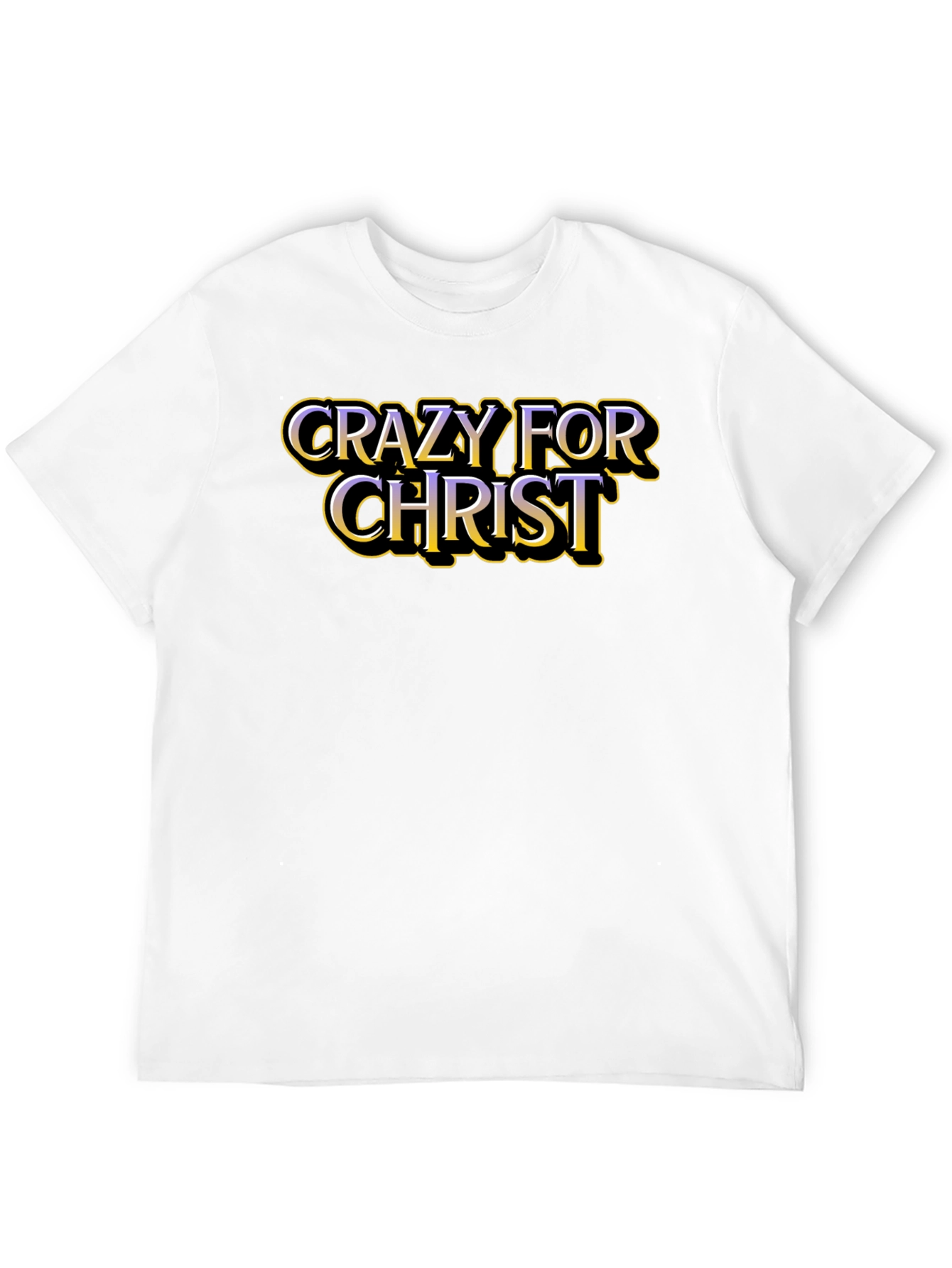 Crazy For Christ Graphic T-Shirt - Black