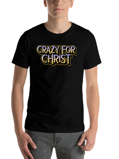 Crazy For Christ Graphic T-Shirt - Black