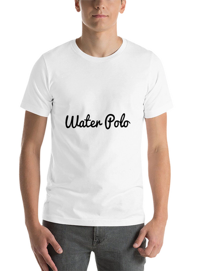 Mens Black Water Polo Graphic Tee