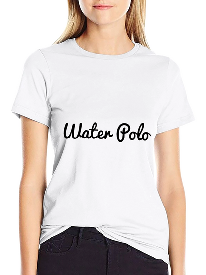 Mens Black Water Polo Graphic Tee