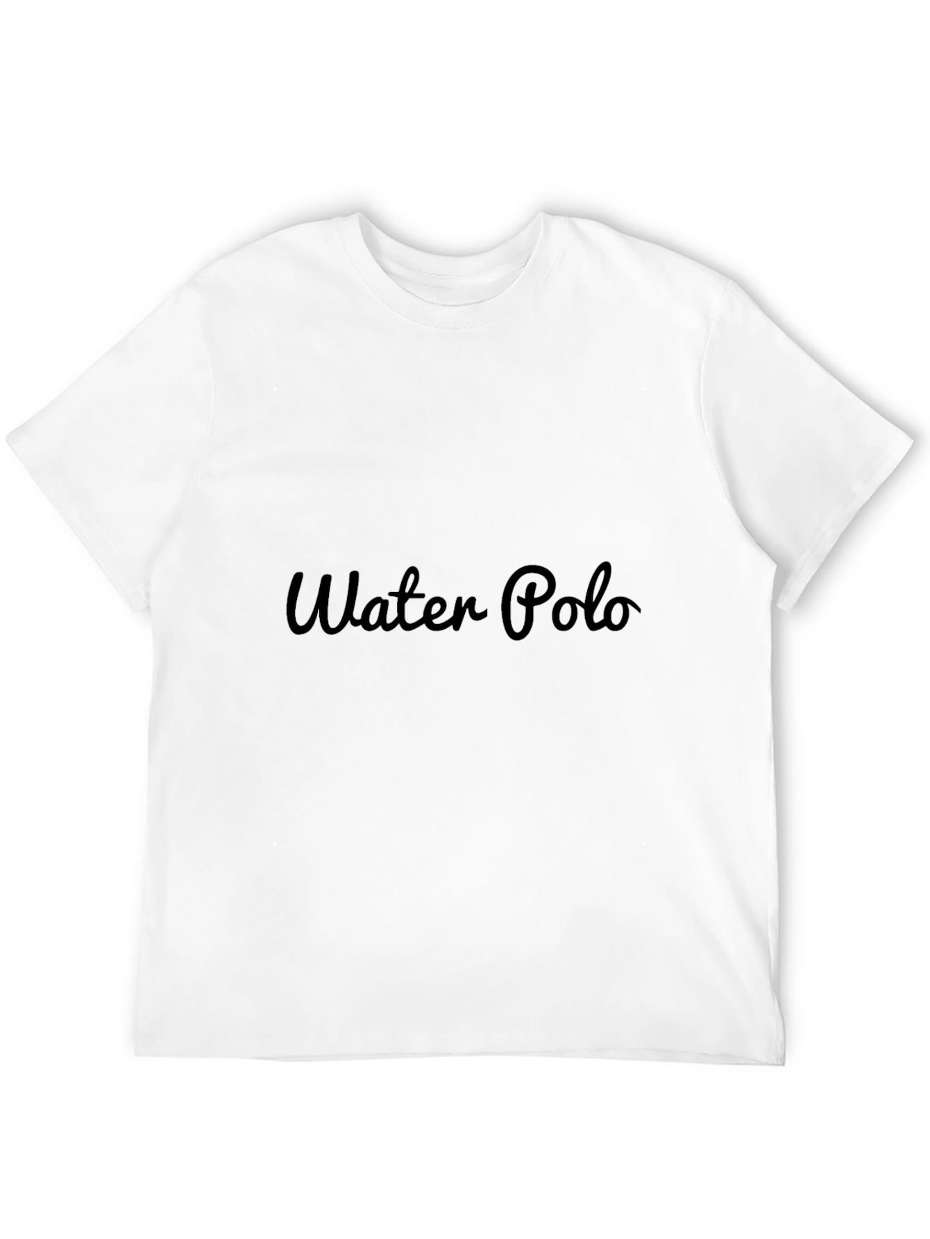 Mens Black Water Polo Graphic Tee