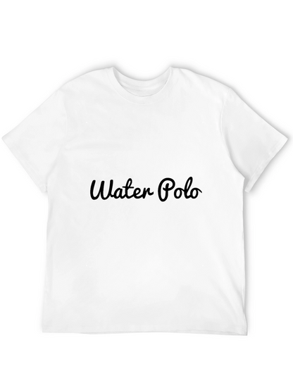 Mens Black Water Polo Graphic Tee