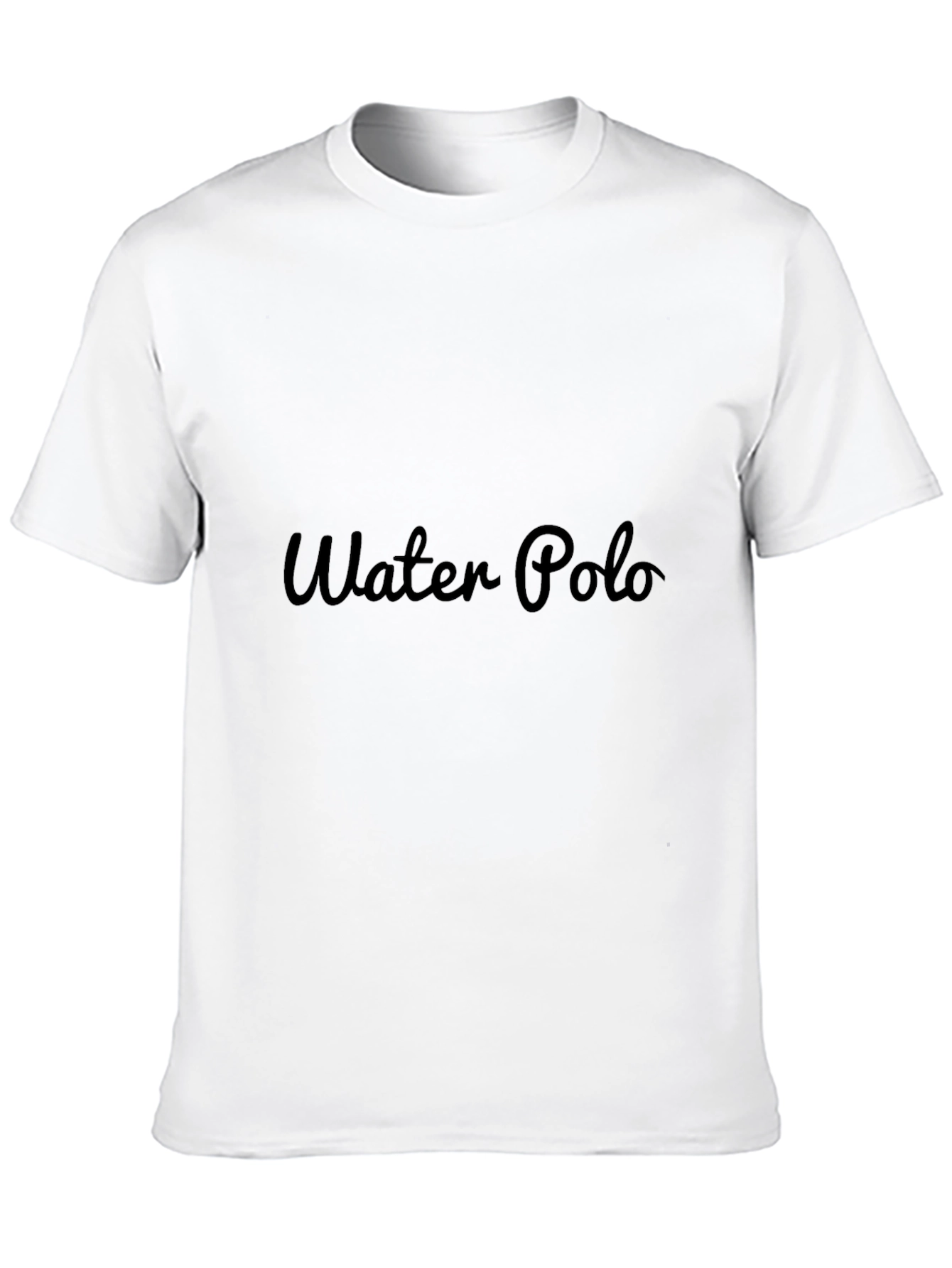 Mens Black Water Polo Graphic Tee