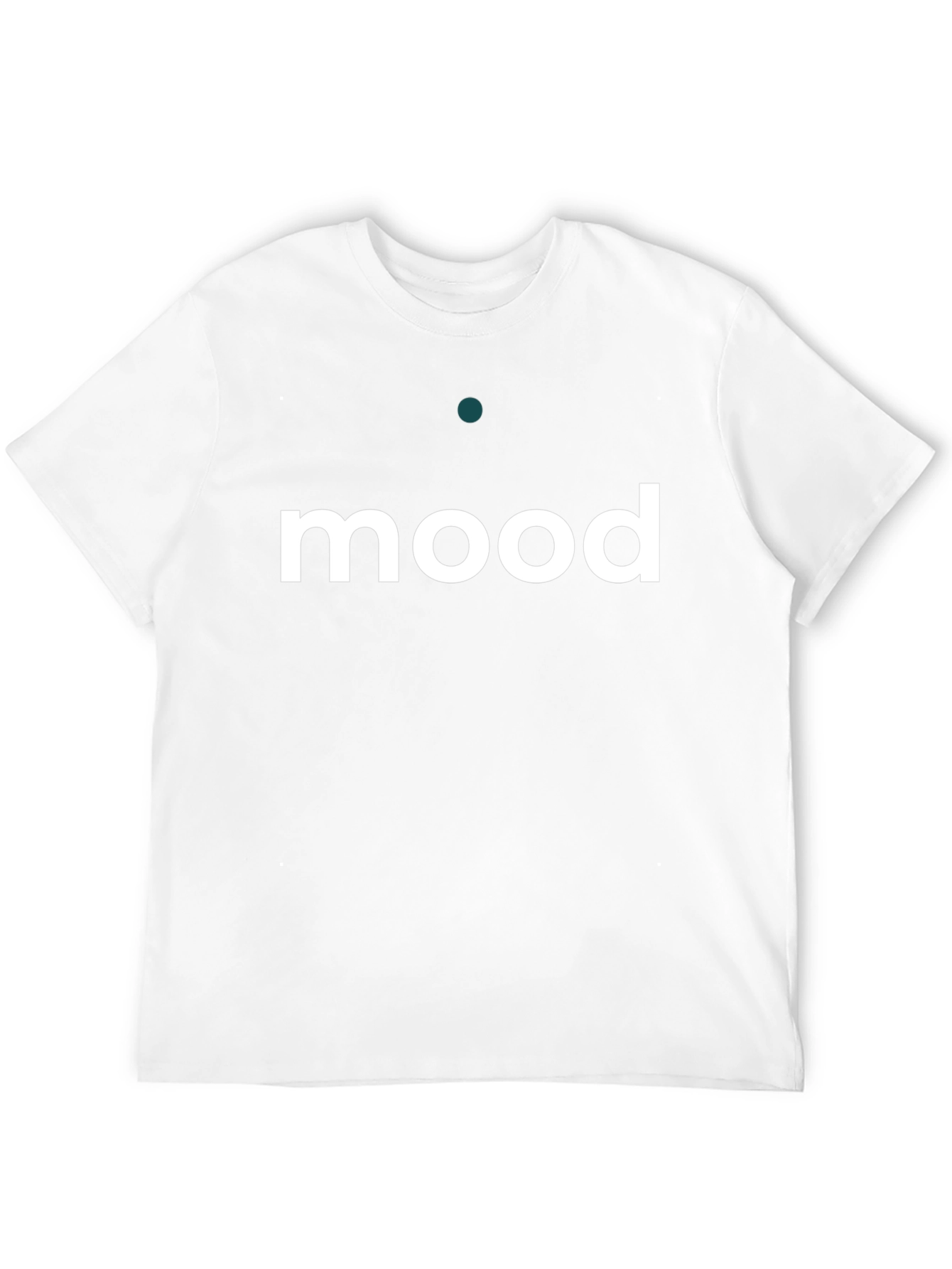 Mood Graphic Tee - Black Cotton Blend T-Shirt