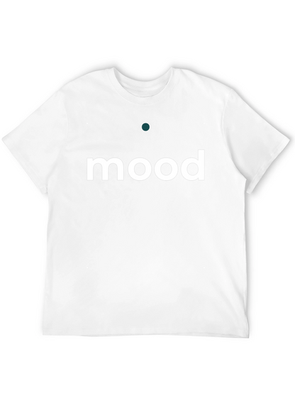 Mood Graphic Tee - Black Cotton Blend T-Shirt