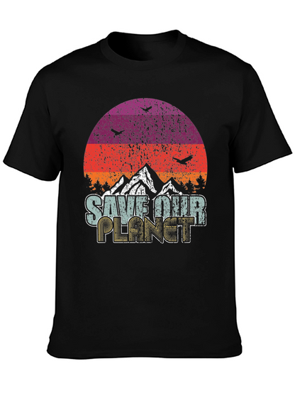 Retro Save Our Planet Graphic Tee