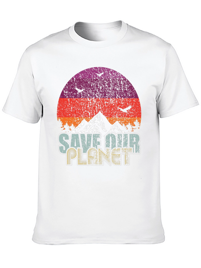Retro Save Our Planet Graphic Tee