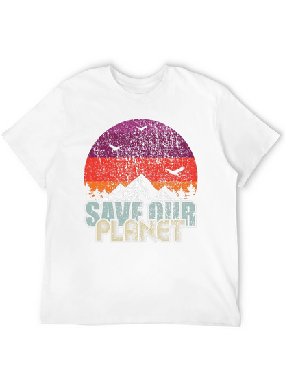 Retro Save Our Planet Graphic Tee