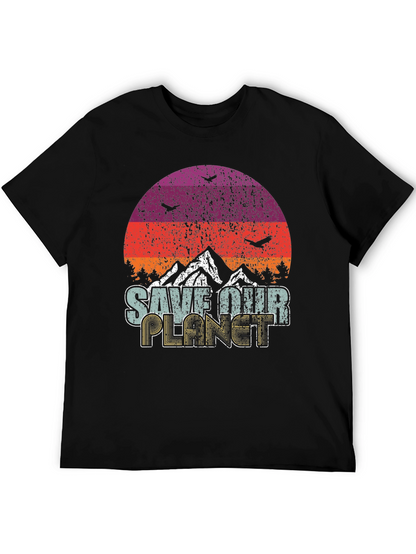 Retro Save Our Planet Graphic Tee