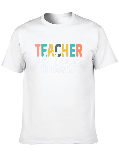 Teacher of Tiny Humans Black T-Shirt