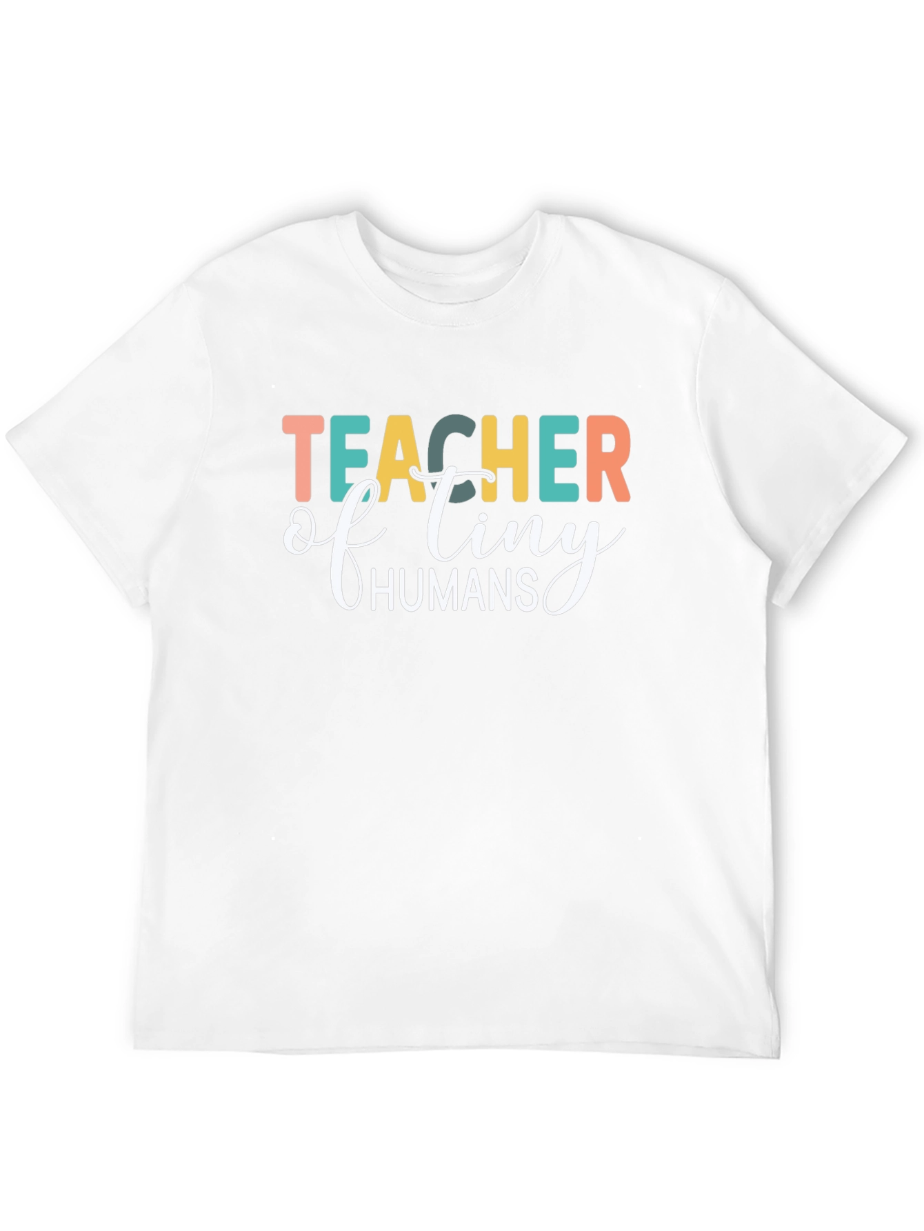 Teacher of Tiny Humans Black T-Shirt