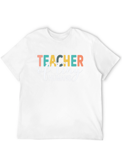Teacher of Tiny Humans Black T-Shirt
