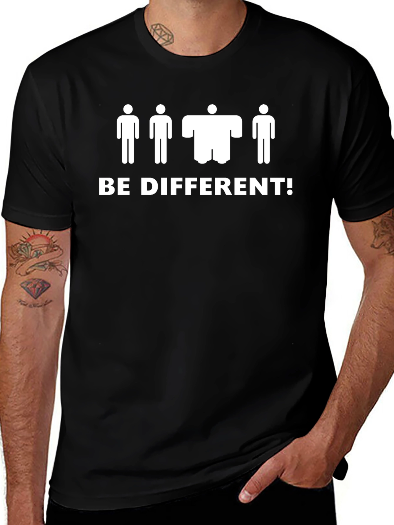 Be Different T-Shirt - Unique Statement Tee