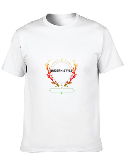 Modern Style Black T-Shirt