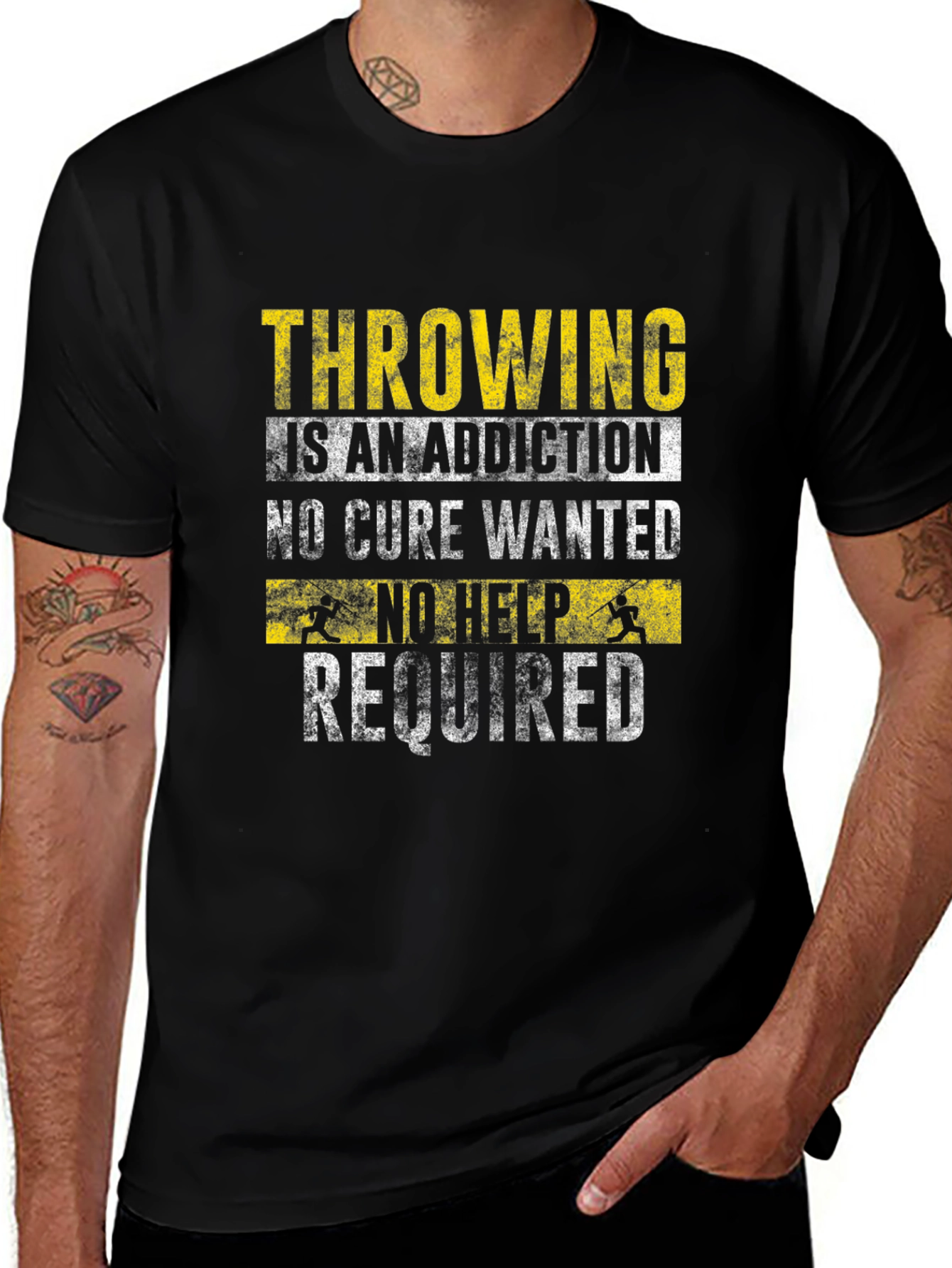 Throwing is an Addiction Graphic Tee