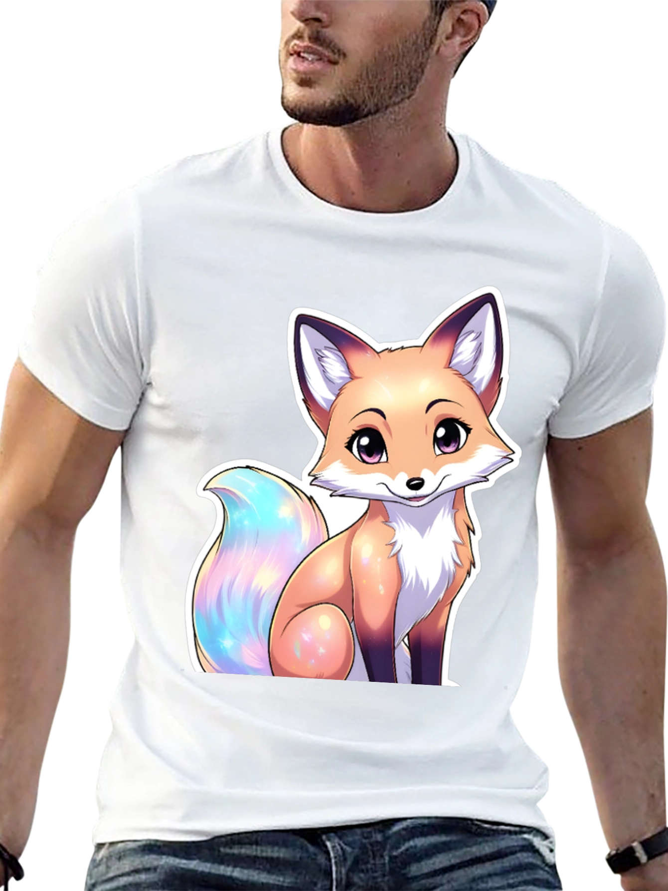 Cute Fox Graphic Tee - Stylish Animal Lover T-Shirt