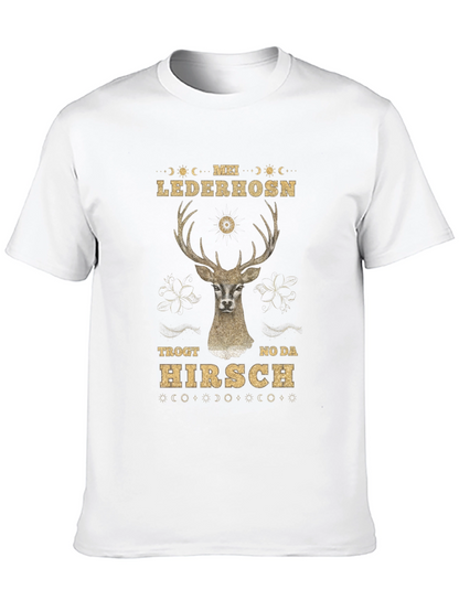 Mei Lederhosen Hirsch Graphic Tee