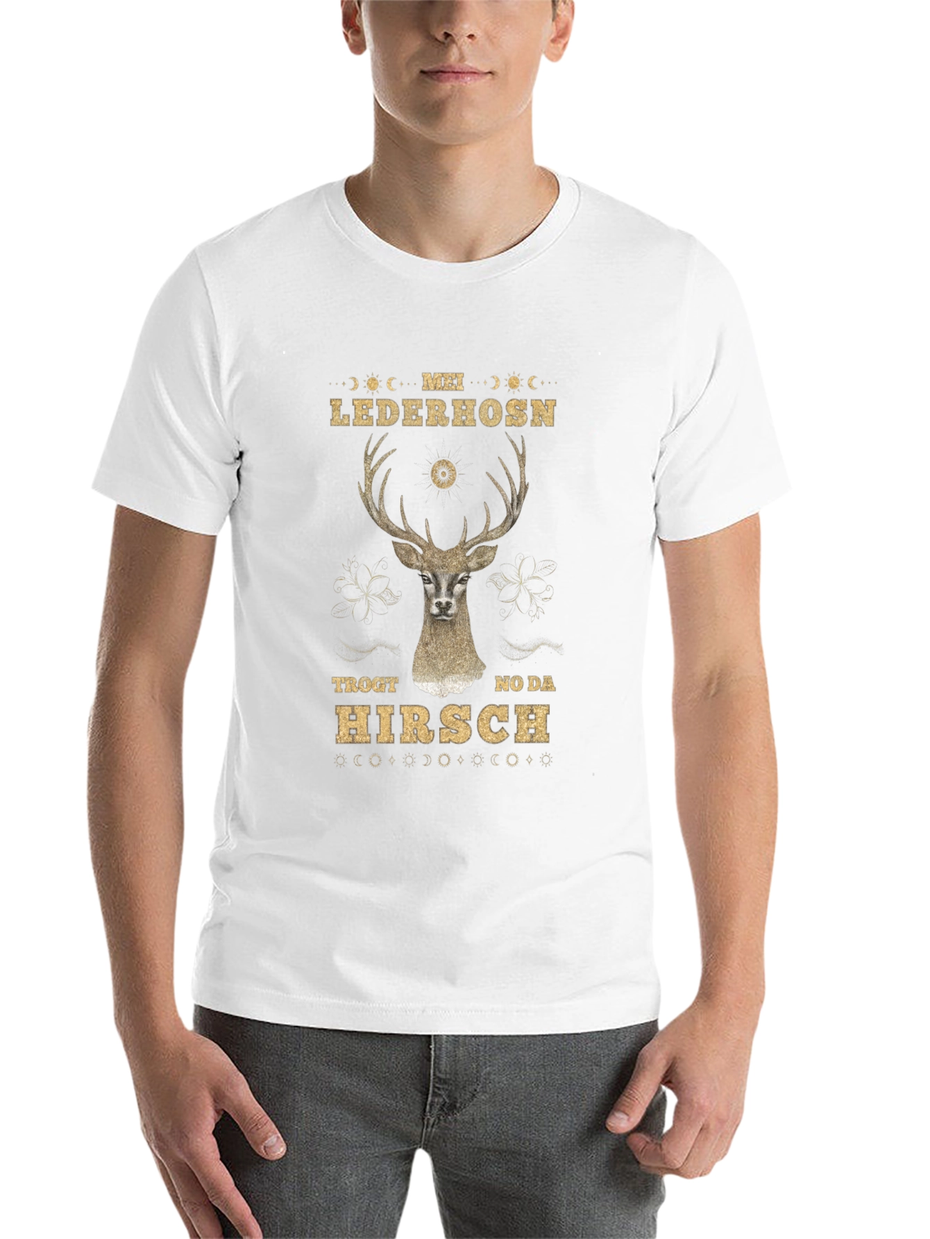 Mei Lederhosen Hirsch Graphic Tee