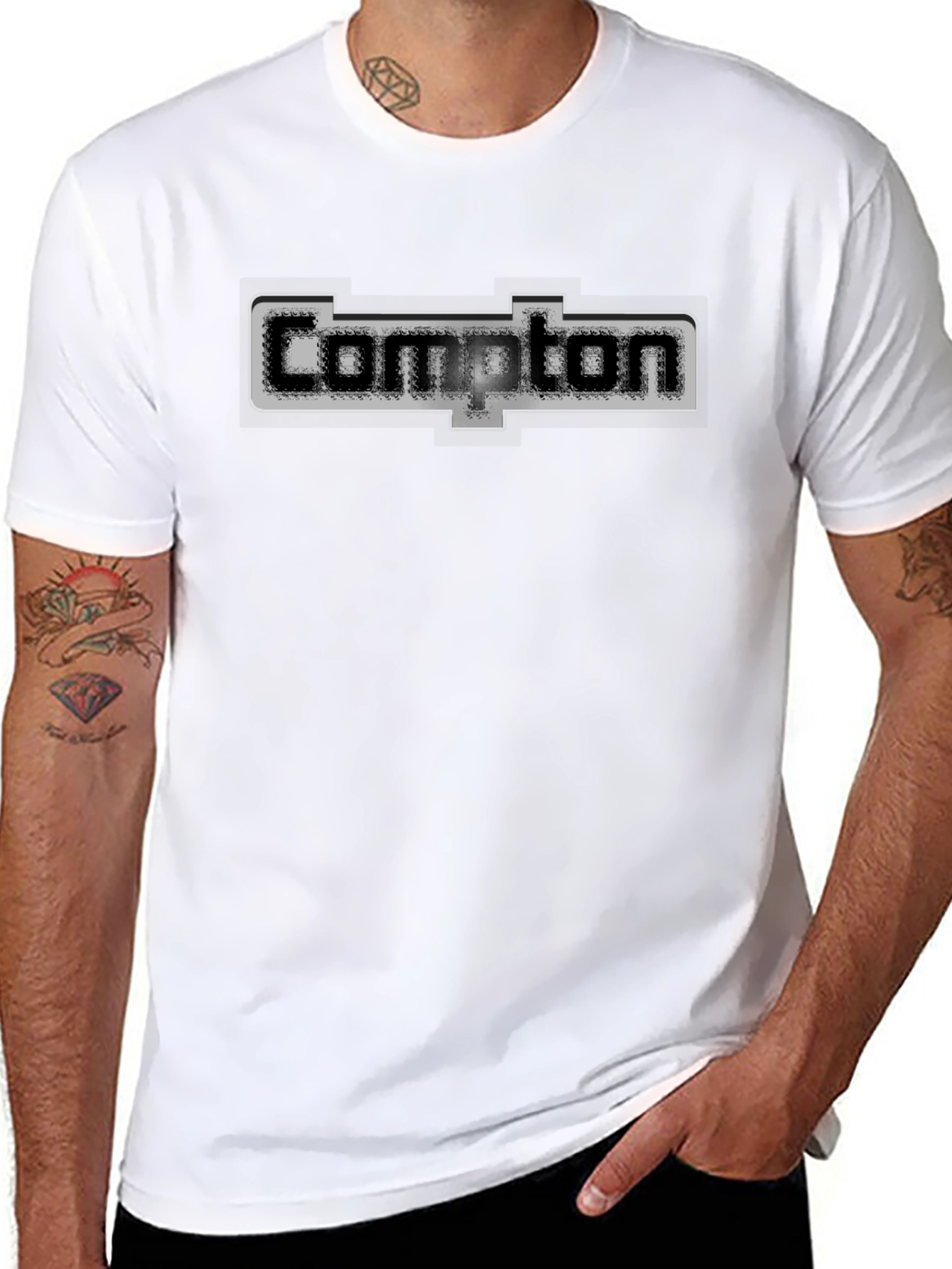 Compton Graphic T-Shirt - Classic Hip Hop Style