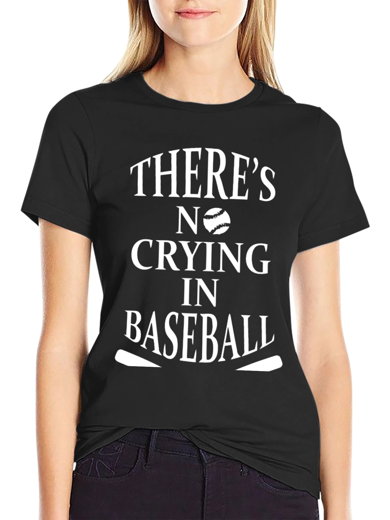 Theres No Crying in Baseball T-Shirt