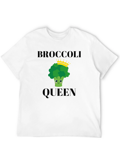 Broccoli Queen T-Shirt - Funny Vegetarian Tee