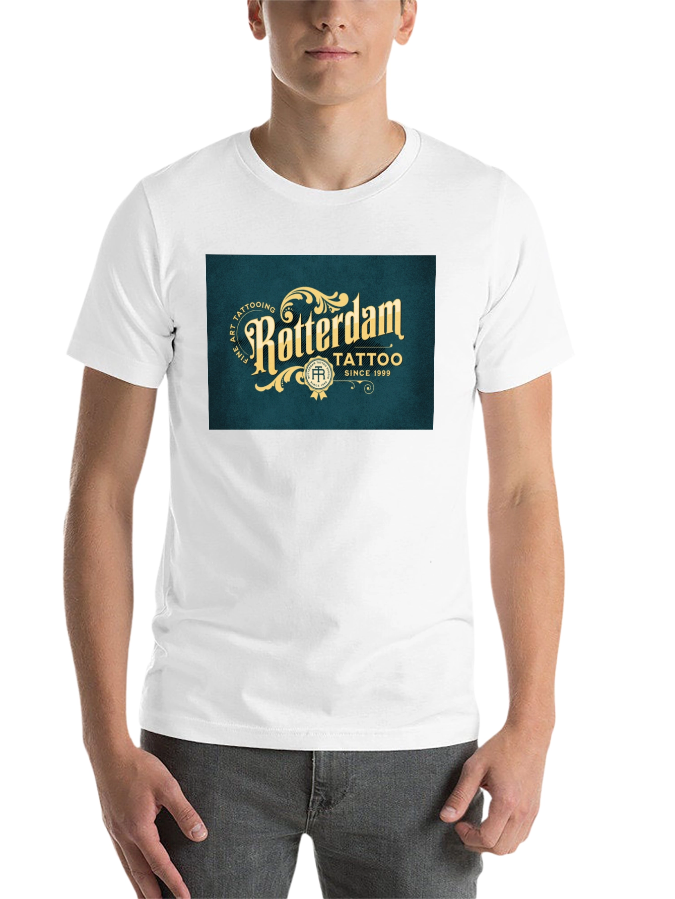Rotterdam Tattoo Black Graphic Tee