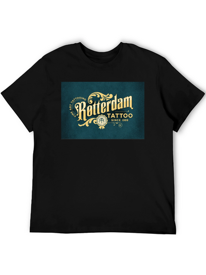 Rotterdam Tattoo Black Graphic Tee