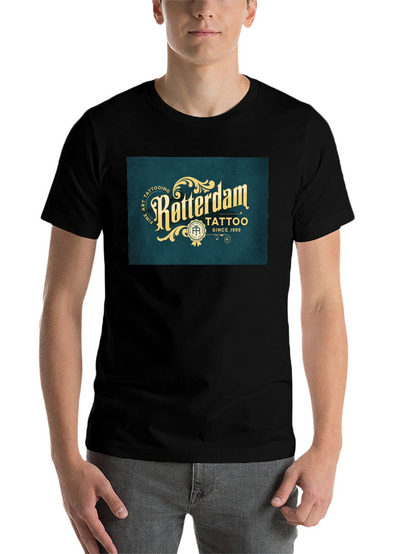 Rotterdam Tattoo Black Graphic Tee